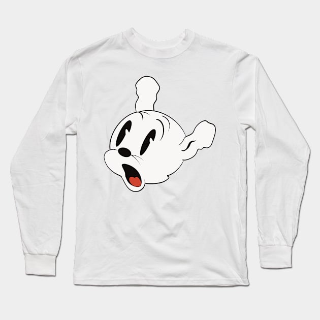 Scared Pudgy Long Sleeve T-Shirt by liquidsouldes